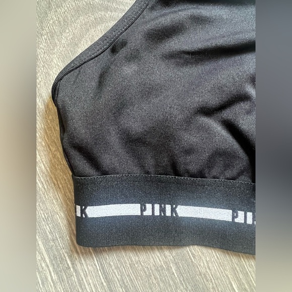 PINK Active Ultimate Lightly Lined Ladder Lace Up Detail Sports Bra. Size S - Picture 7 of 12